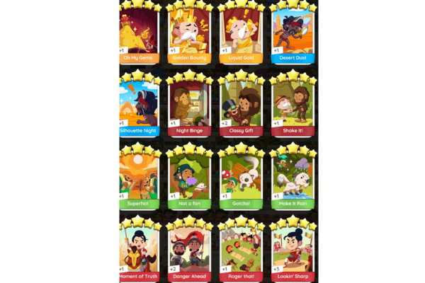 Coin Master Gold Cards